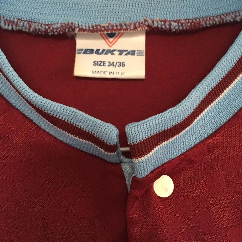 1989-91 West Ham home shirt XS