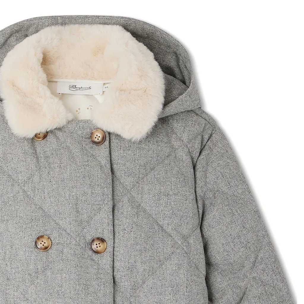 Bonpoint Modesty Double-Breasted Down Jacket