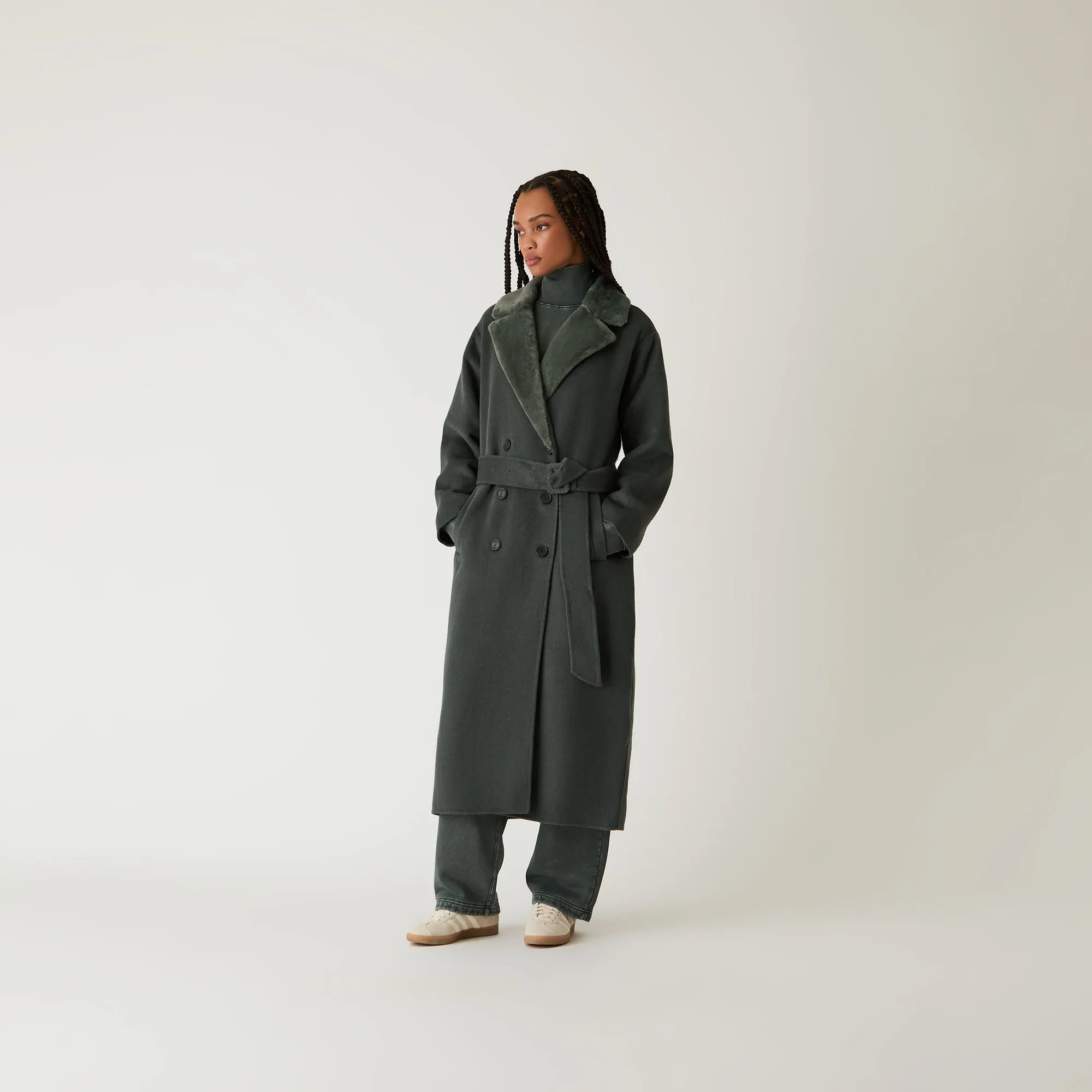 Kith Women Farren Melton Trench Coat - Machine